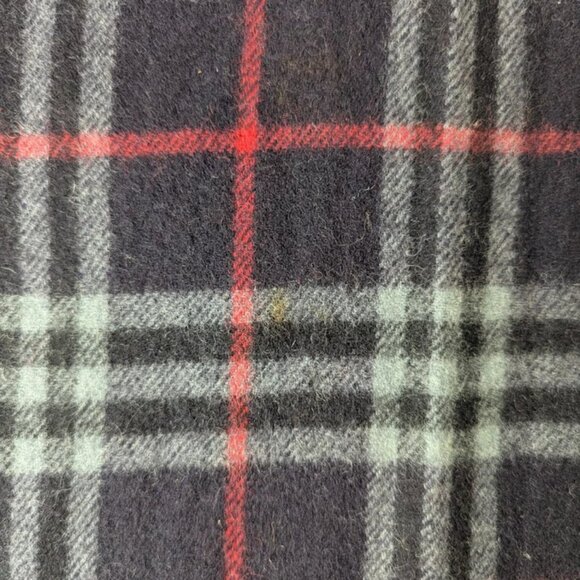 Authentic Burberry Lambswool Check Scarf Blue – Unisex – Pre-Loved – Great Gift - Picture 6 of 9